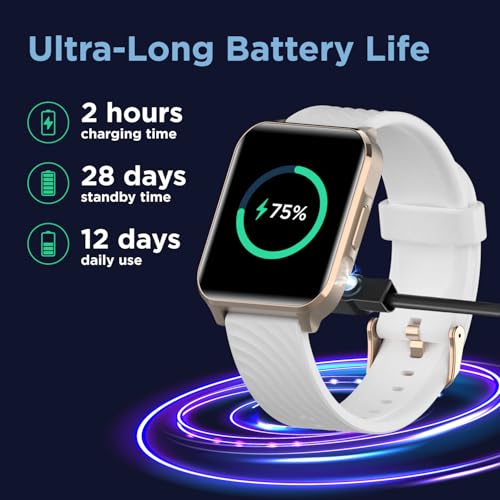 Motorola Moto Watch 70 - Health and Fitness Bluetooth Smartwatch for Every Day Wear, Advanced Health Features, Up to 10 Da...