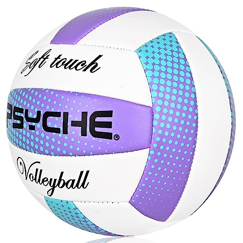 Wisdom Leaves Volleyball,Soft Volleyball Ball for Indoor Outdoor Beach Park Games Play and Training (Official Size 5)