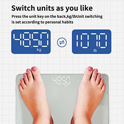 Travel Scale for Body Weight, Venugopalan Small Portable Body Weight Scales Digital Bathroom Mirror Scale Mini Electronic ...