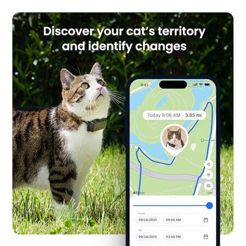 Tractive XL Smart Dog GPS Tracker | Live Pet Tracker with Virtual Fence | Vital Signs Monitoring of Heart & Respiratory Ra...