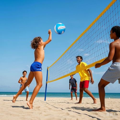 Todosports Volleyball Training Practice Official Size Indoor Outdoor Playground Sand Beach Come with Pump and Needle