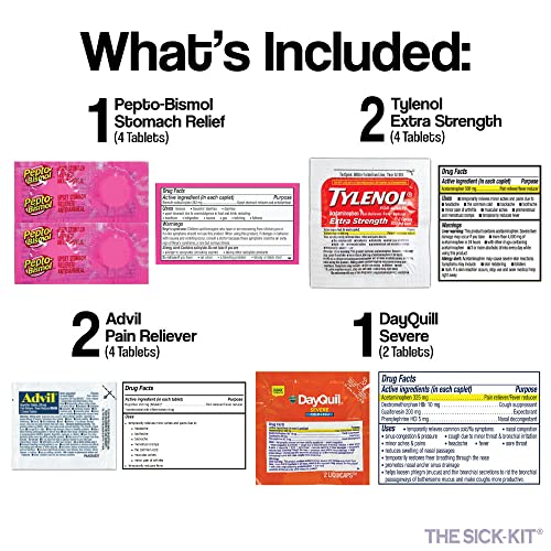 THE SICK-KIT - 15+ Feel Better Essentials for Cold, Flu, Sick Days, Quarantine & Surgery Recovery - The Original Wellness ...