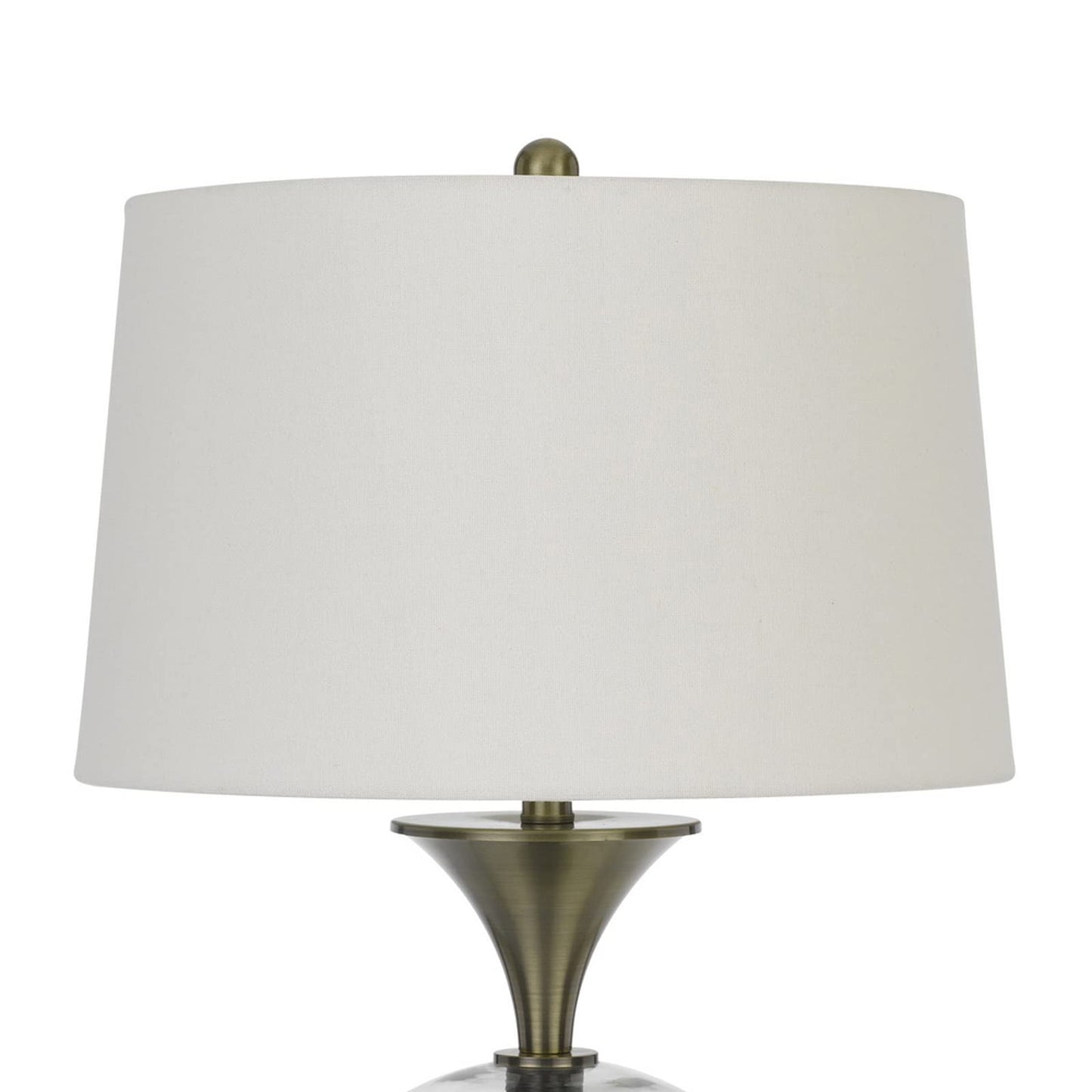 Benzara Globe Table Lamp, 46 in., Metal & Glass, Dimmer, Brass, Model BM272230