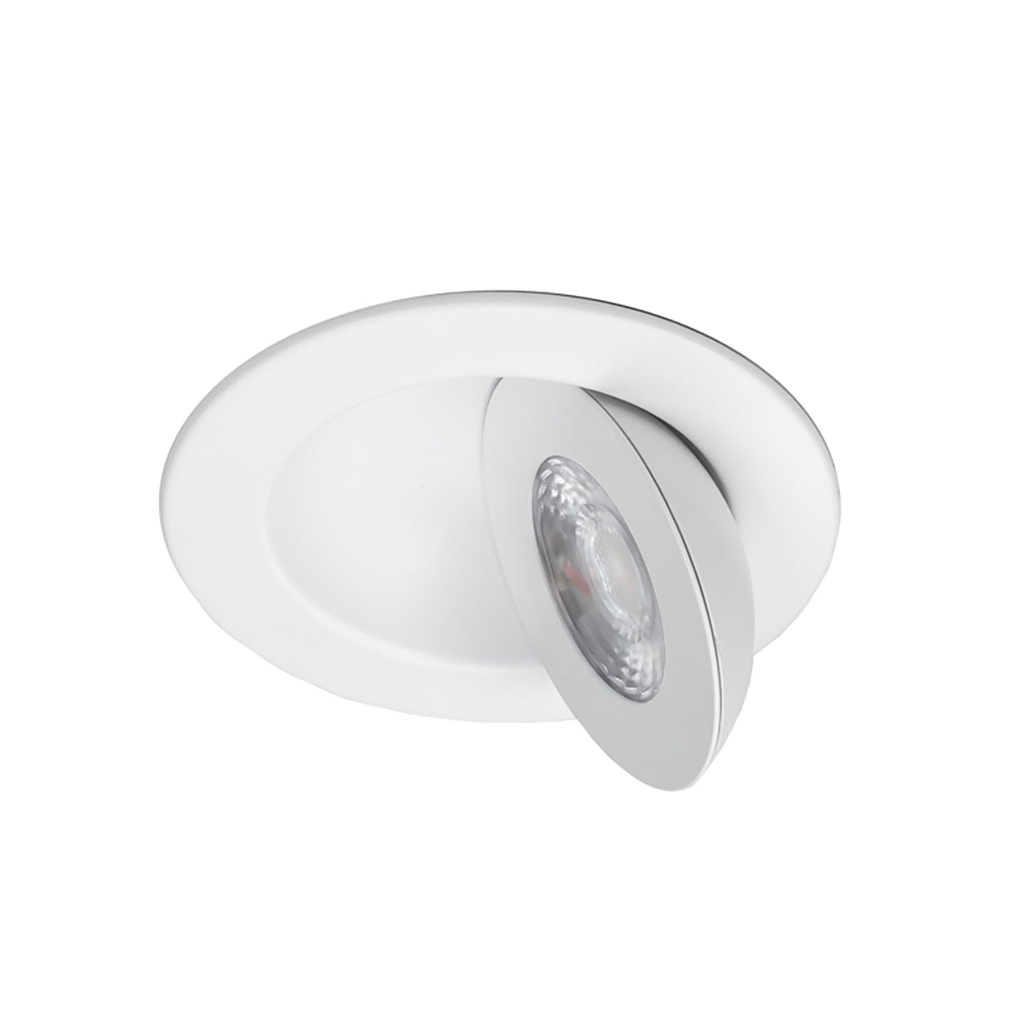 Wac Lighting Lotos 6In Led Round Adjustable Recessed Light 5-Cct Selectable 15W 1 350 Lumens Ic-Rated Airtight 120V-277V Universal In White 2-Hr Fire Rated (Pack Of 24)