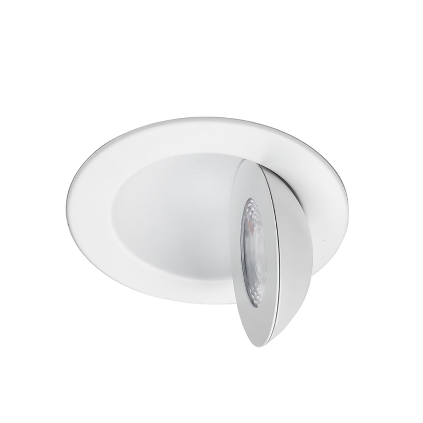 Wac Lighting Lotos 6In Led Round Adjustable Recessed Light 5-Cct Selectable 15W 1 350 Lumens Ic-Rated Airtight 120V-277V Universal In White 2-Hr Fire Rated (Pack Of 24)