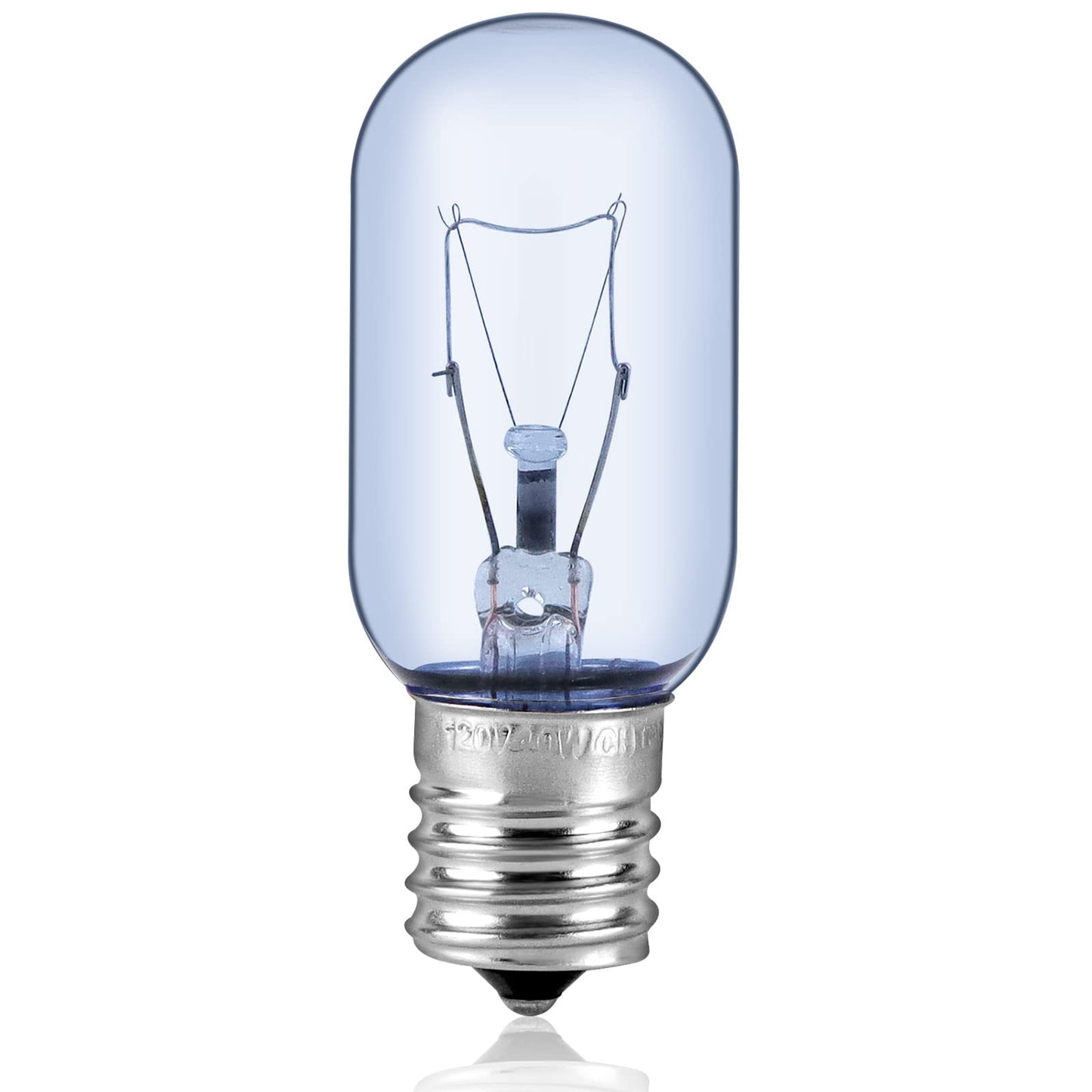 Ami Parts T8 25W Refrigerator Light Bulb 297048600 241552802 Blue Compatible With Electr-Olux Frigi-Daire Refrigerator Light Bulb 1056577 Ah976993 Ea976993 Ps976993