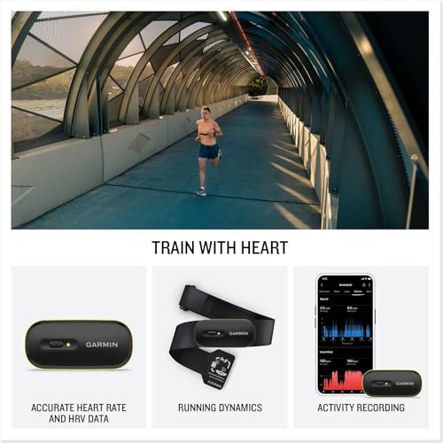 Garmin HRM 600 Chest Strap Heart Rate Monitor, XS-S Bundle with USB3.0 to Type-c Female Adapter Space Gray + More