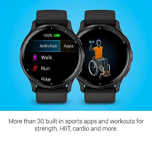Garmin Venu 3 Running GPS Smartwatch with AMOLED Display, Advanced Health, Fitness Features, Up to 14 Day Battery Life wit...