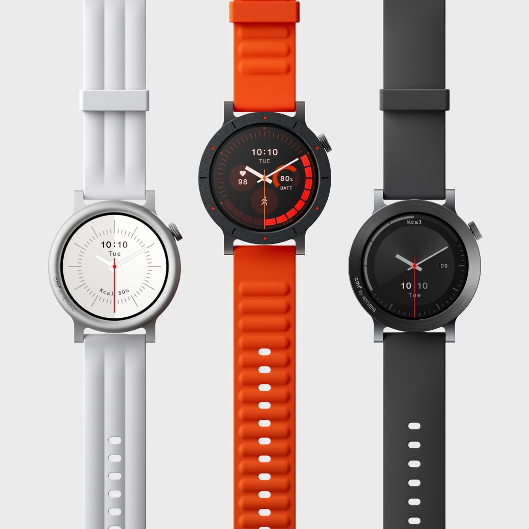CMF Watch 3 Pro Smart Watch for Men Women, Bluetooth Call AI Smartwatch with Energy Score, Heart Rate Tracking, Sleep Monitor, GPS & 130+ Sport Modes, Fitness Tracker for Android iOS, IP68 Orange