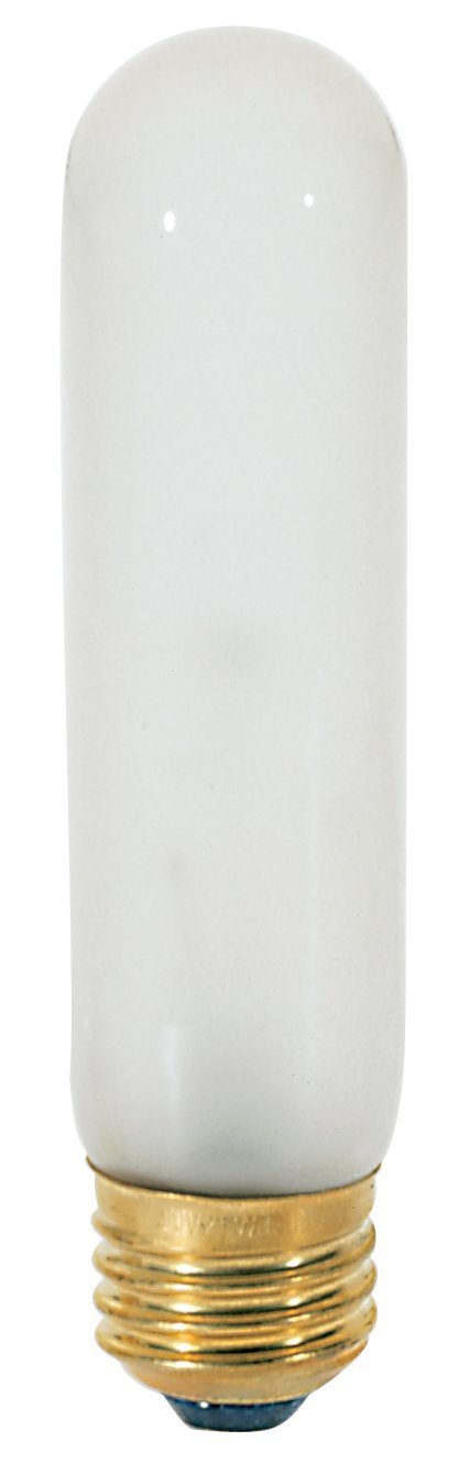 Satco S3253 Medium Frosted Light Bulb, 5.00 Inches, Glass, 1 Count