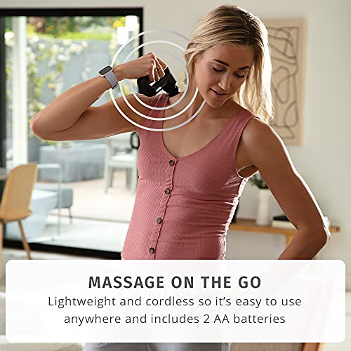 HoMedics Portable Full Body Vibration Massager,Effective Targeted and Full-Body Massage,High & Low Intensity Levels,Ergono...