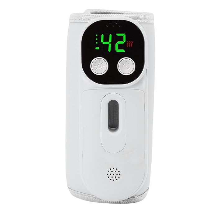 Luqeeg Bottle Warmer, Fast Infant Milk Warmer with LED Display Accurate Temp Control Defrosting Sterili Zing Temperature Sensors for Breastmilk Home Outdoor Travel All Bottles