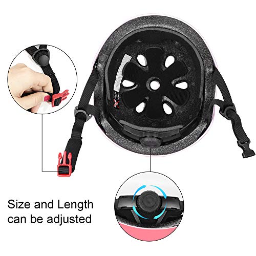 Besttravel Kids Helmet, Toddler Adjustable Kids Ages 3-8 Years Old Boys Girls Multi-Sports Safety