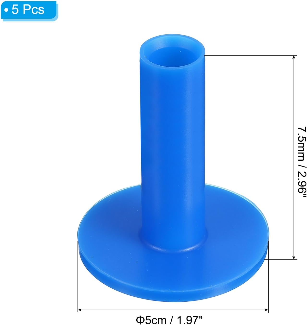 PATIKIL Rubber Golf Tees, Tall Practice Training Driving Range Tee Stable Ball Holder