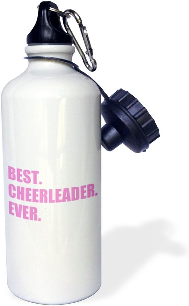 3dRose Best Ever-Text Gifts for Worlds Greatest Chef and Cooking Fans Sports Water Bottle, 21oz, Multicolored