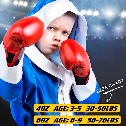 SAEEPABUL Upgrade Kids Boxing Gloves for 3-8 Year Boys and Girls, Toddler Boxing Gloves for Kids Training, Boxing Gloves K...