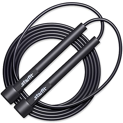 STARFIT Lightweight Jump Rope for Fitness and Exercise, Adjustable Jump Ropes with Plastic Handles, Cardio and Endurance T...