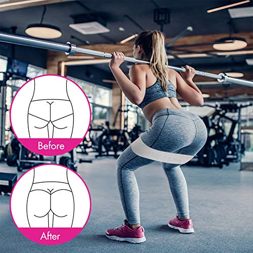 Resistance Bands, Fabric Workout Bands for Women & Men, Cloth Booty Resistance Loop Bands, Thick Squat Bands for Butt/Leg...