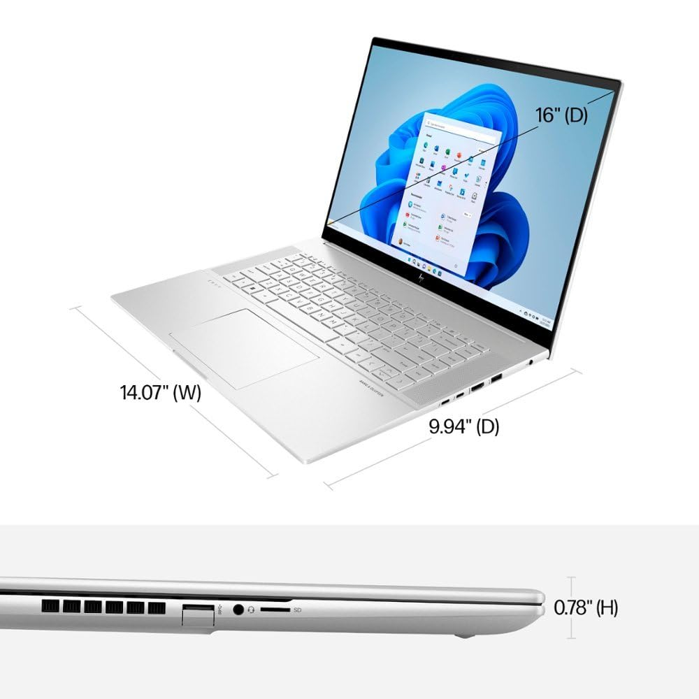 Hp Envy 16 Touch Laptop 2Tb Ssd 96Gb Ddr5 Ram Win 11 Pro (Intel Core I9-13900H Processor Turbo To 5.40Ghz, Nvidia Geforce Rtx 8G