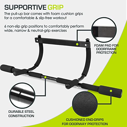 ProsourceFit Pull Up Bar for Multi Use Fitness & Home Gym Exercise
