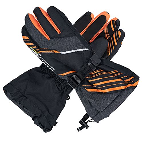 Katahdin Gunner Snow Gloves Black/Gray/Orange 3XL