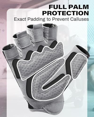 VINSGUIR Workout Gloves for Women and Men, Breathable Weight Lifting Gloves for Gym Exercise, Fitness, Training, and Cycli...