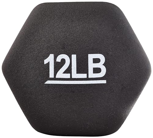 Amazon Basics Neoprene Dumbbell Hand Weights for Exercise and Muscle Toning