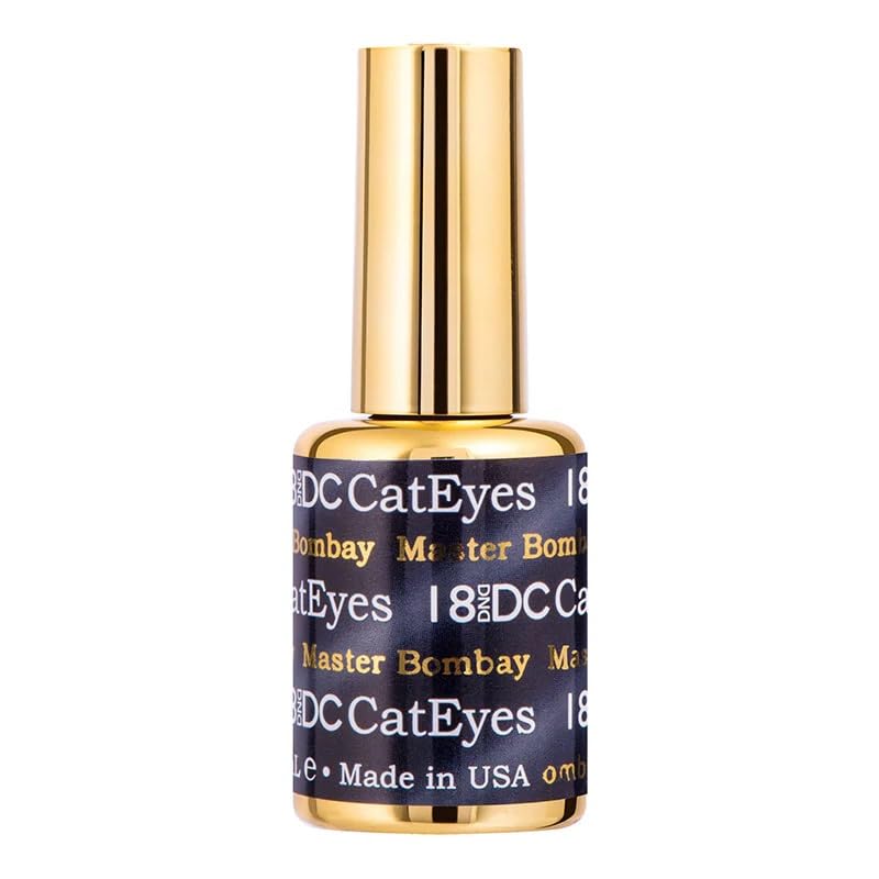 DC 3D Cat Eyes DND gel nail Nail Polish (#18 - Master Bombay, 0.6)
