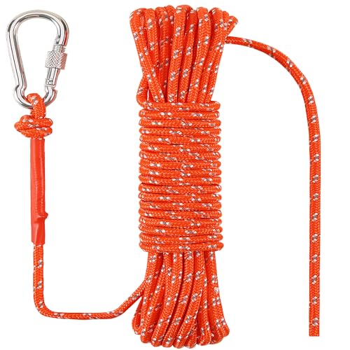 NorthPada 1/4 in (6mm) x 32 Ft (10Meter) Marine Floating Rope for Boating, Fishing, Rafting, Camping, Hiking, Hunting, Anc...