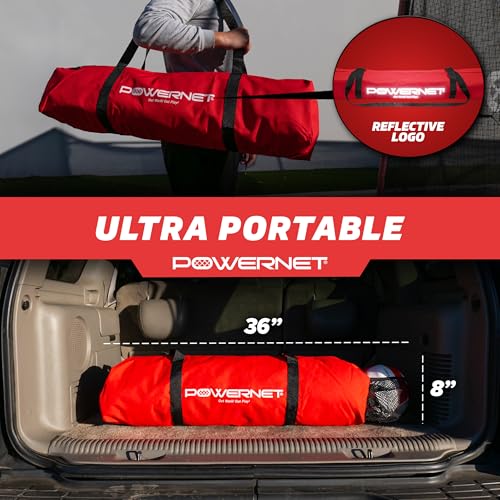 PowerNet 4 Way Soccer Net, Portable Indoor & Outdoor Soccer Training, Game and Training Equipment for Adults and Kids, Ide...