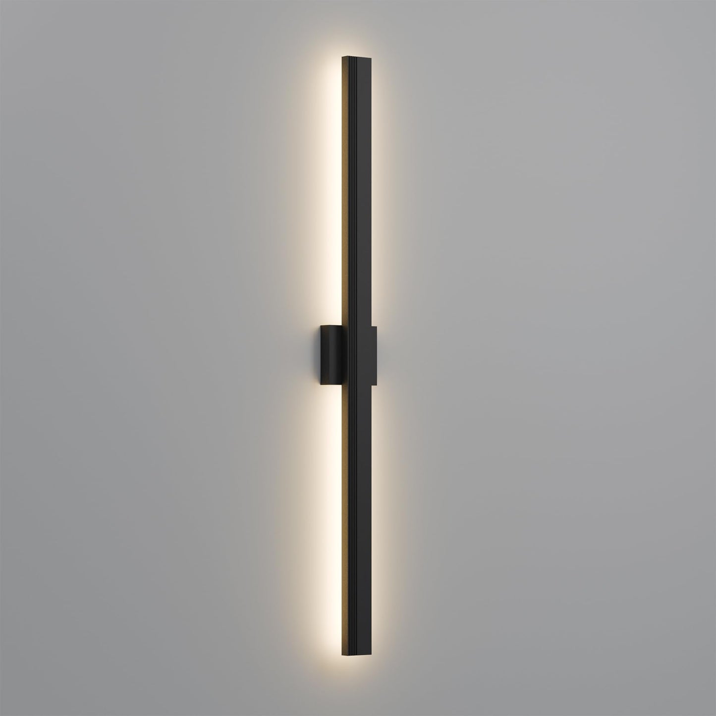Lamqee 47.2 In Aluminum Long Outdoor Wall Light  3000K 3100Lm Integrated Led Waterproof Ip65  Linear Modern Exterior Lighting Fixtures Wall Mount Outside Sconce For House Porch Patio Garage Front Door