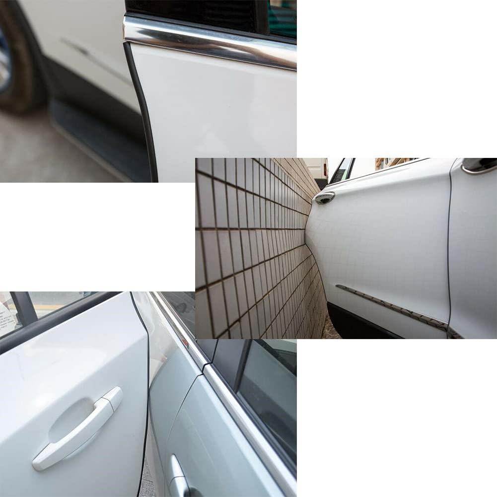 Rubber Edge Trim Black, U Channel PVC Plastic, Metal Sharp Edge Protector Fit for 0.09", Length 10 Feet (3.05 Meter)