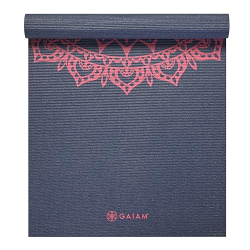 Gaiam, Yoga Mat 4 Mm Pink Marrakesh