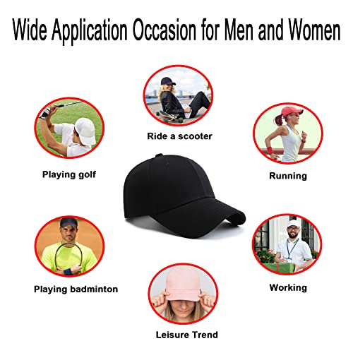 NPQQUAN Baseball Cap Structured Front Panels Golf Dad Trucker Hats for Men Women
