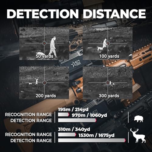 AGM Global Vision Rattler V2 Thermal Imaging Rifle Scope for Hunting. High Resolution Thermal Scope with High Sensitivity ...