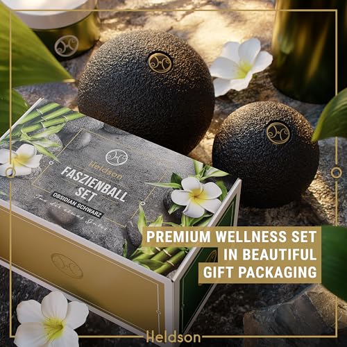 HELDSON® EPP Fascia Massage Balls Set [6cm & 8cm] – Trigger Point Massage Ball for Back, Feet & Neck – Deep Tissue Muscle ...