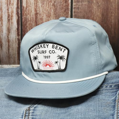 WHISKEY BENT HAT CO. Palm Beach Adjustable Snapback Rope Hat