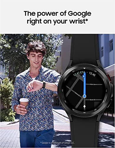 Samsung Galaxy Watch 4 Classic 46mm Smartwatch with ECG Monitor Tracker for Health Fitness Running Sleep Cycles GPS Fall D...