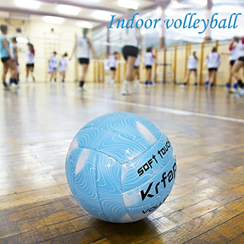Volleyball - Beach Volleyball Official Game Ball Size 5 for Youth & Adults (Ages 8-12) - Soft Touch Waterproof for Indoor...