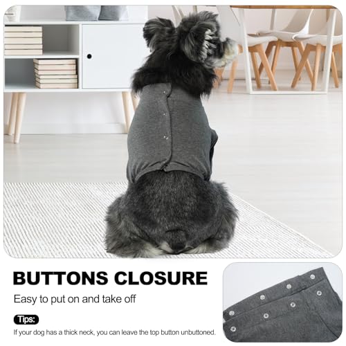 IDOMIK Dog Recovery Suit, Dog Surgery Recovery Suit Front Legs, Comfy Joint Leg Sleeves After Surgery, Elbow Braces Protec...