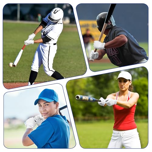 HANDLANDY Baseball Batting Gloves for Adult Youth, Grip Breathable Softball Batting Gloves Fit Men Kids Boys Girls