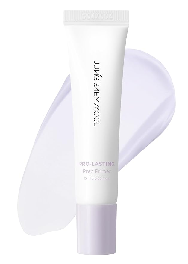 [JUNGSAEMMOOL OFFICIAL] Pro-Lasting Prep Primer #Bare-lavender | 15 ml / 0.50 fl.oz. | Hydrating, Pore-Blurring Korean Primer for face before makeup with Velvet Finish