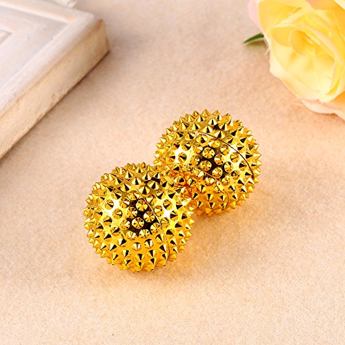 Spiky Magnetic Massage Balls, Pressing Hand Acupoints Balls, Hand Acupuncture Ball Massage Physical Body Acupressure, Manu...
