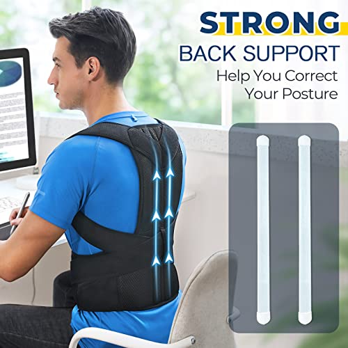 DIANMEI Back Brace Posture Corrector for Women and Men, Back Braces for Upper and Lower Back Pain Relief, Adjustable and F...
