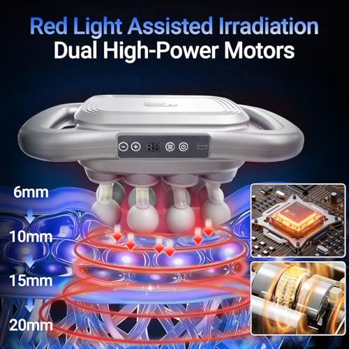 seektik 16 Head Massage Gun Deep Tissue - 2026 Portable Electric Muscle Massager, Pain Relief for Neck/Back/Shoulders/Leg...