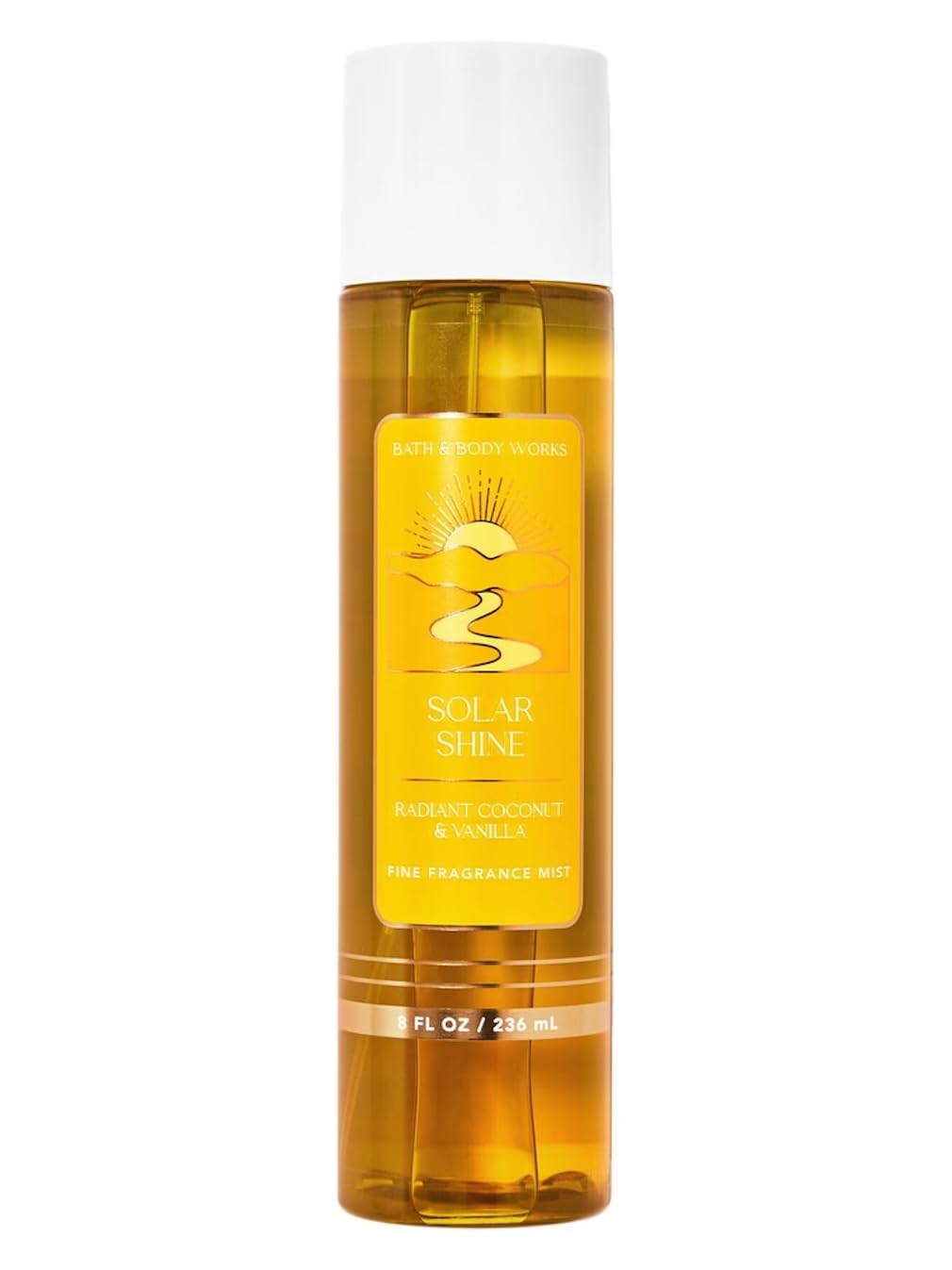Bath and Body Works Fine Body Fragrance Mist 8 Fluid Ounce (Solar Shine)