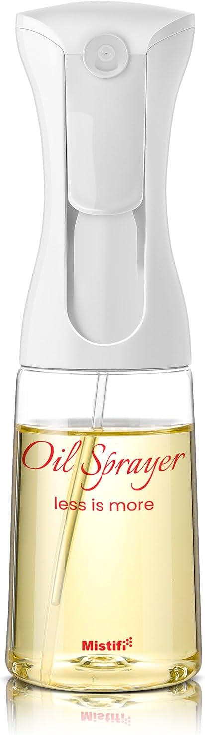 Mistifi Oliver Oil Sprayer for cooking, Spray bottle 6oz, Non-Aerosol Refillable Dispenser Oil Mister PS600