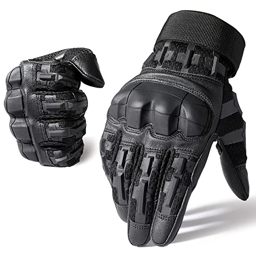 WTACTFUL Rubber Guard Tactical Gloves for Men Touchscreen Airsoft Motorcycle Hunting Outdoor