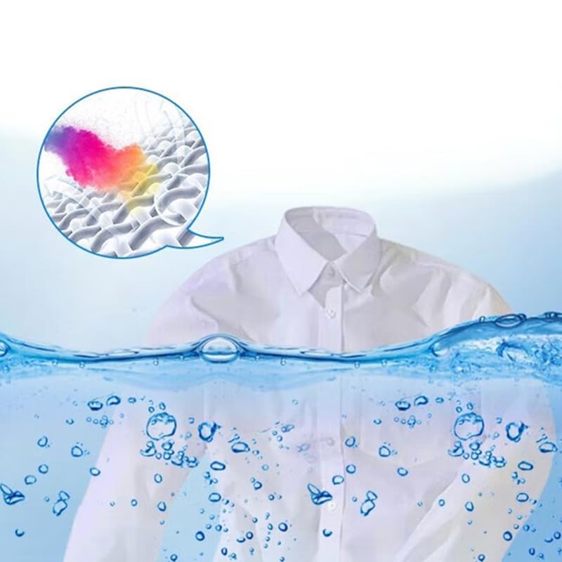 2 PCS Active Enzyme Laundry Detergent, Active Enzyme Laundry Stain Remover, Garment Stubborn Stain Cleaner Oil Remover, Cl...