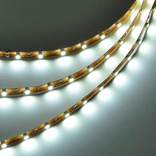 LEDwholesalers LED Light Strip 16.4 Feet, 300xSMD3528, 12V, White 6000K, Model 2026WH